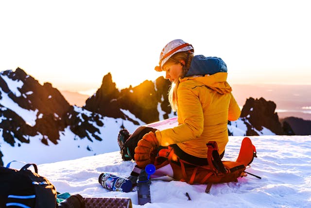 Nikki Frumkin pictured in the mountains. Photo by Sarina Clark.